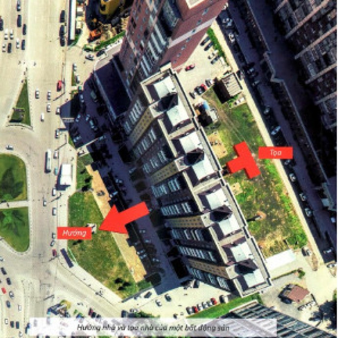 Vị trí và hướng chung cư được xác định như thế nào