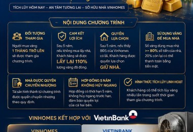 Chiến Lược “Đổi Vàng Lấy Nhà Vinhomes”: Giải Mã Cơ Chế Bảo Toàn Tài Sản 110%