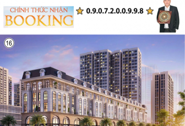 Mặt bằng shophouse Vinhomes Hóc Môn và nhà liền kề hiện đại