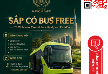Tuyến VinBus free đến Vinhomes Saigon Park: đòn bẩy tích sản khu Tây Bắc