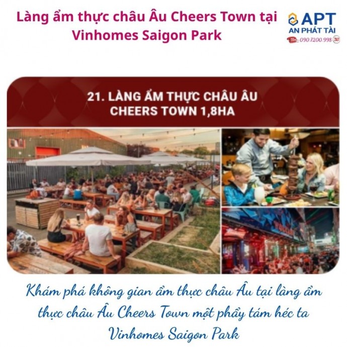 Cheers Town 1,8ha tại Vinhomes Saigon Park: điểm tựa khai thác dòng tiền thượng lưu