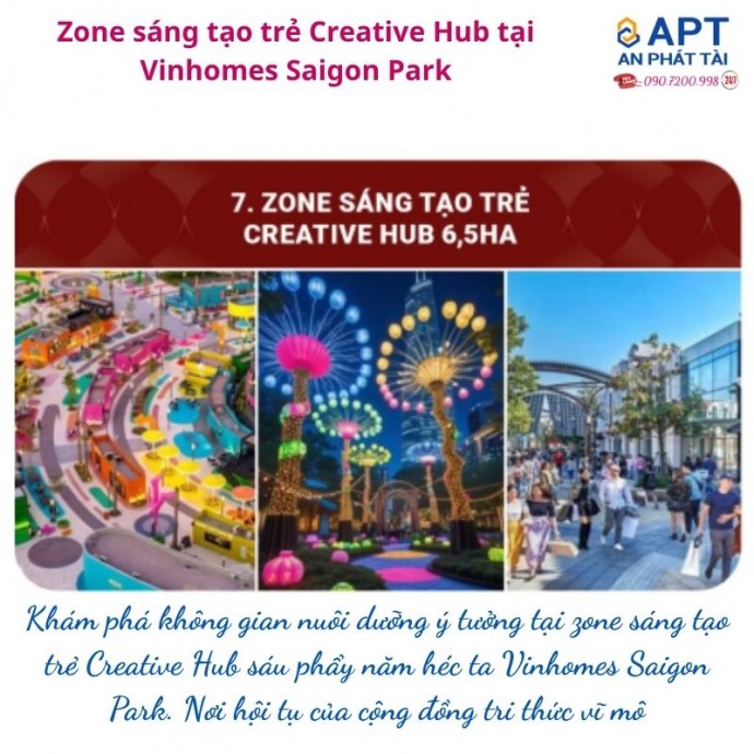 Creative Hub 6,5ha tại Vinhomes Saigon Park: điểm đến của dòng vốn tích sản trí thức