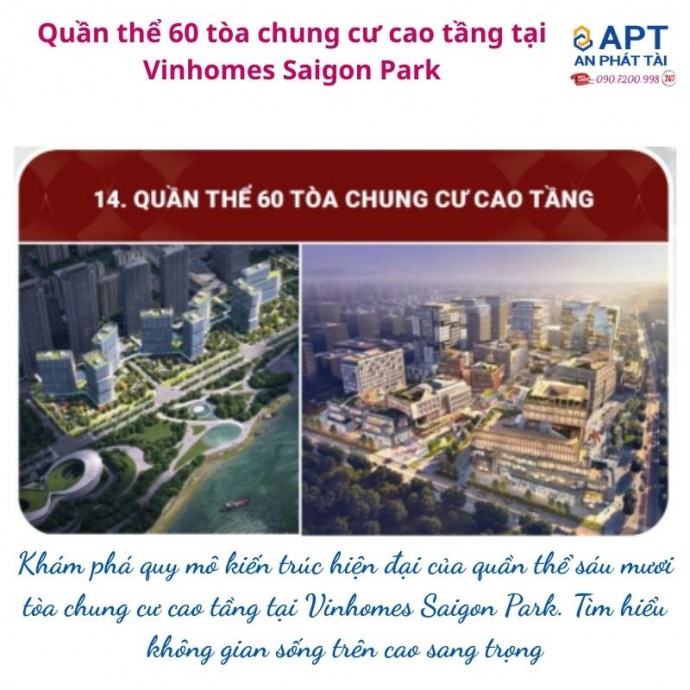 Quần thể 60 tòa cao tầng Vinhomes Saigon Park: giải pháp tích sản dòng tiền vững bền